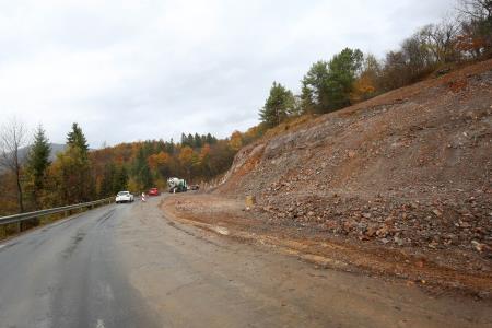 GRADNJA KOLESARSKE STEZE IN REKONSTRUKCIJA CESTE GRAHOVO BLOČICE 07 FOTO LJUBO VUKELIČ